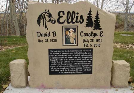 ellis headstone